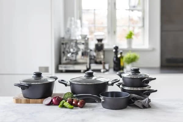 Grydesæt - 9 Dele 4 Grydesæt - 9 Dele - Billede 2